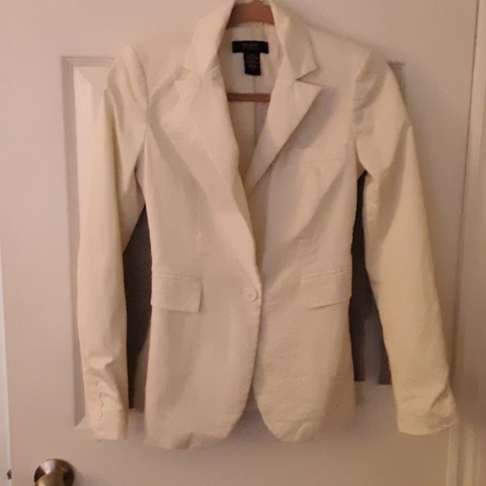 Cream blazer